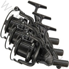 NGT Big Pit Reel x3 Carp Fishing Black Front Quick Drag XT-8000 Set of 3