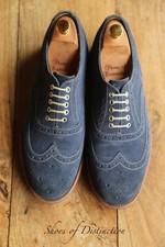 Grenson Blue Suede Leather