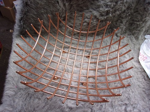 Metal wire basket - metal, 11"x9"x5"