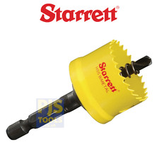 Starrett bi metal CSC cordless smooth cutting holesaws with arbor 16-51mm