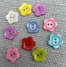 Flower Daisy Buttons Mixed