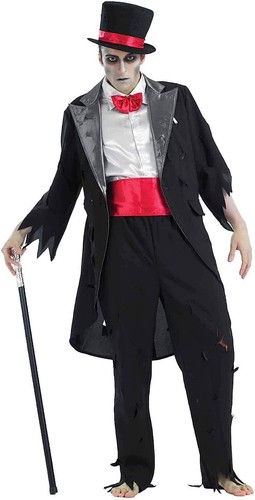 Men zombie groom costume - groom,