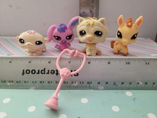 Toy Littlest Pet Shop,animal Figures,mixed Lot,donkey,hamster,rabbit ,chow Chow