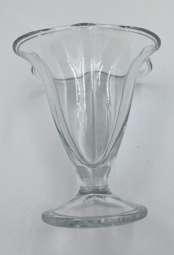 Vintage glass sundae desert - vintage,