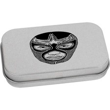'Luchador Mask' Metal Hinged Tin / Storage Box (TT057466)