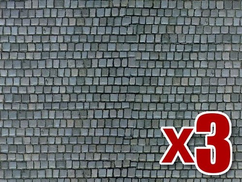 Cobblestone pavement - 3x,