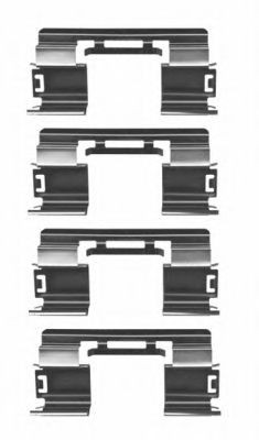 Delphi front brake pad fitting - brake,