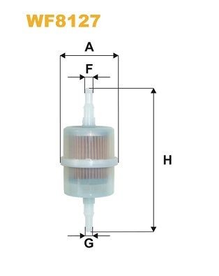 Fuel filter wix filters wf8127 - filters,