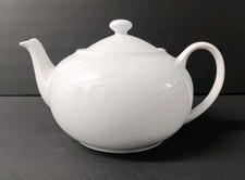 Fitz & Floyd Everyday White Porcelain Teapot