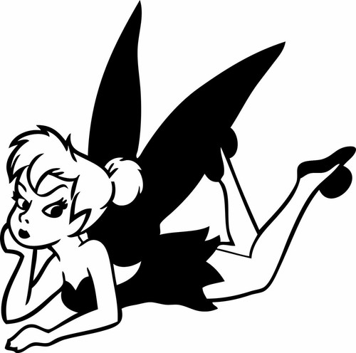 Tinkerbell fairy girly vinyl - tinkerbell,