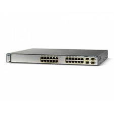 ⭐ CISCO WS-C3750G-24TS-S1U -E 24x10/100/1000 Gigabit 4xSFP IPServices + CCNA