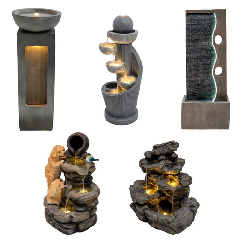 Garden water feature cascading - garden,