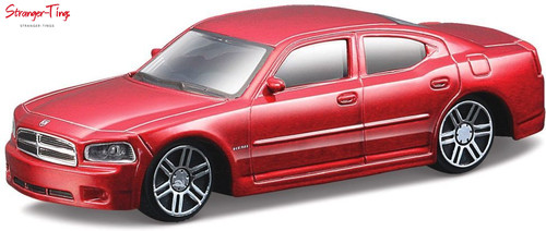 Bburago dodge charger red - dodge, r/t