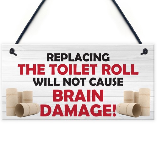 Funny toilet roll brain - funny,