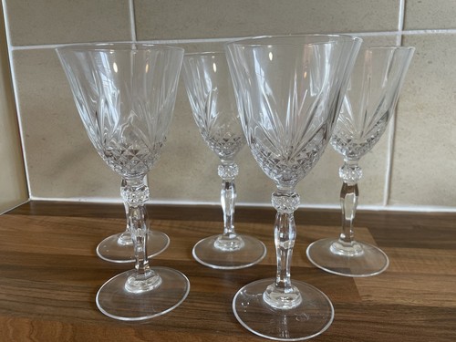 Set crystal wine glasses - crystal,