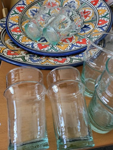 Small moroccan clear glass - small,