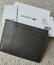 Genuine LACOSTE Brown LEATHER