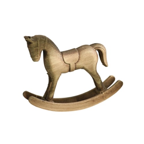 Wooden rocking horse - horse, small