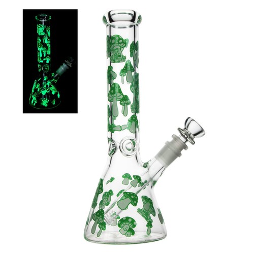 10inch glass bongs green - glass,