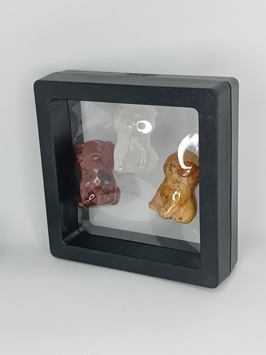 Small carved crystal bundle - small,
