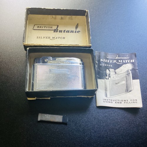Vintage silver match - vintage, gas