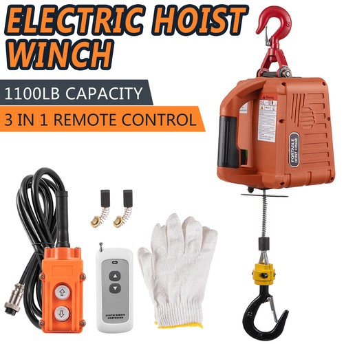 Portable electric hoist - in,