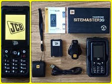 JCB Toughphone Sitemaster 3G TP803 Rugged Mobile Phone (Unlocked). Boxed with Co