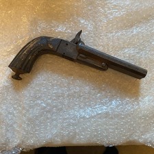 Proantic Double Barrelled Pin Fire Pistol 19th Century Antique