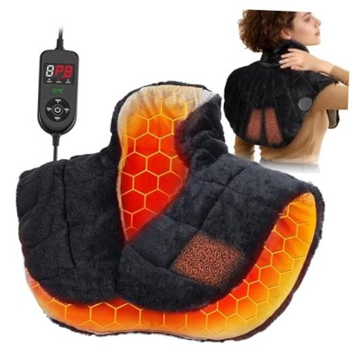 Weighted heating pad - for, neck
