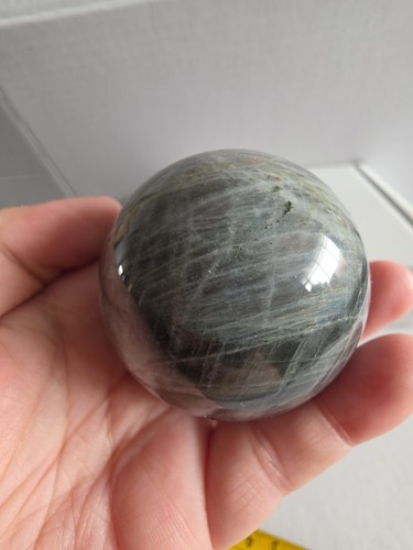 Grey labradorite crystal - grey,