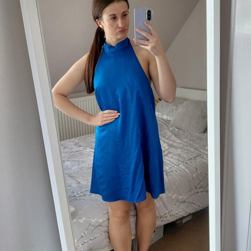 Zara cobalt blue - zara, satin