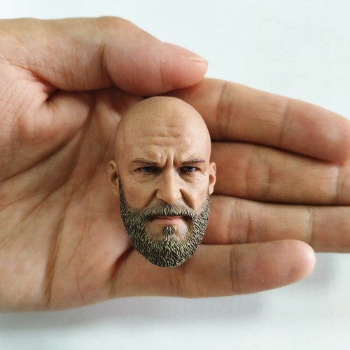 Scale male soldier head - scale,