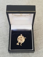Vintage Gold Tone Football