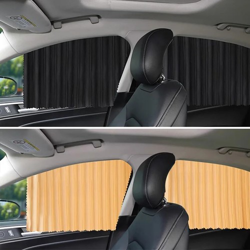 Car sunshade curtain - car, magnets