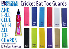 Cricket Bat Toe Guard, 12 Colour Choices, Get FREE Glue with ALL PURCHASES