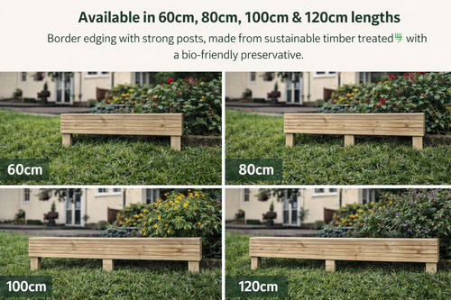 Decking lawn border edging - lawn,