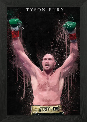 Tyson fury framed wall art - tyson,