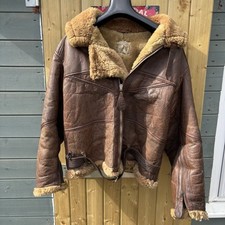 Genuine 1940s WW2 RAF Irvin Flying Jacket Flying Officer Williams RAFVR