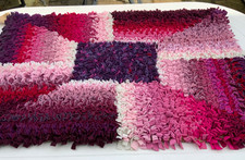 Handmade proggy proddy mat