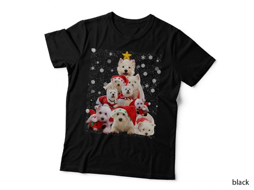 Westie christmas tree dog - christmas,