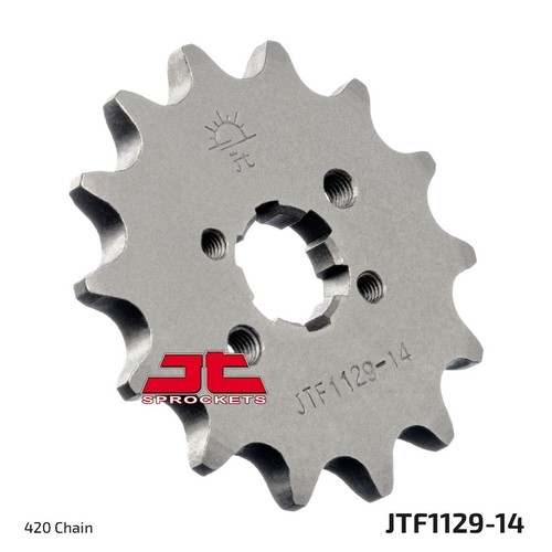 Front sprocket tooth - front, 14