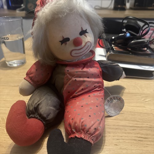 Vintage musical clown doll - musical,
