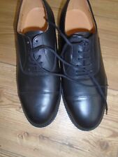 RAF MENS BLACK LEATHER OFFICERS  SHOES SIZE 7M  GENUINE RAF ISSUE NEW NO BOX