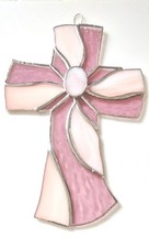 Stained Glass Religious Cross