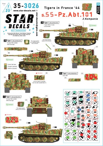 Star decals 3026 - 35-3026, 1:35