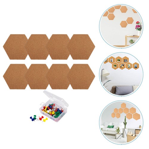 Pcs hexagon corkboard tiles - pcs,