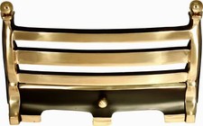 Polished Brass Bowed 16" Fire