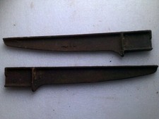 Pair of Antique Heavy  Cast Iron Brackets for Stone Sink, Cantilevered