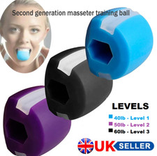 3PCS Jawline Jaw Exerciser Face Toner Muscle Jawzrsize Anti-Wrinkle Toning UK