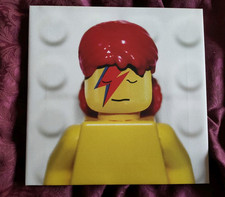 Lego Bowie Canvas - Aladdin Sane. Rare Quirky Artwork. Art Print Aaron Savage